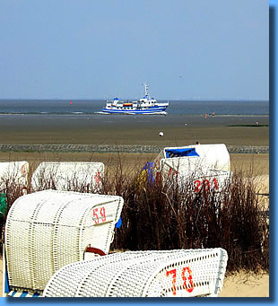 Wattenmeer und Strand von Cuxhaven